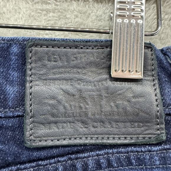 Anthropologie X Levis Jeans Womens 27 Blue Sky Rinse Stems Flare Mid Rise - Picture 12 of 16